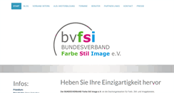 Desktop Screenshot of bvfsi.de